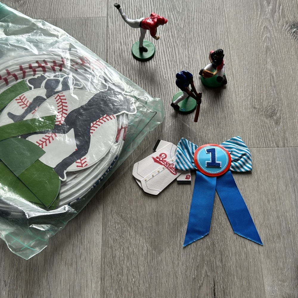 1st Birthday Baseball Home Run